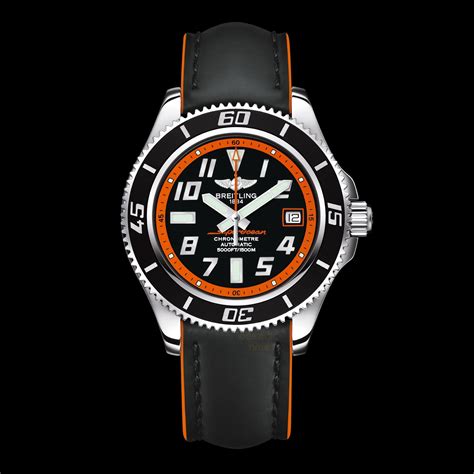 breitling orange band|breitling band with gold displacement.